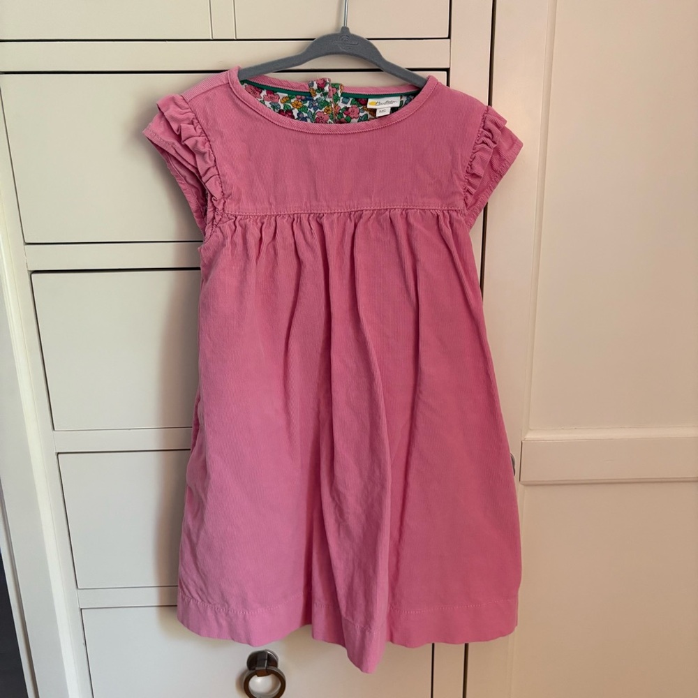 Boden Pink Corduroy Kids Dress